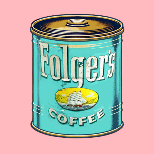 Folger's Coffee tin